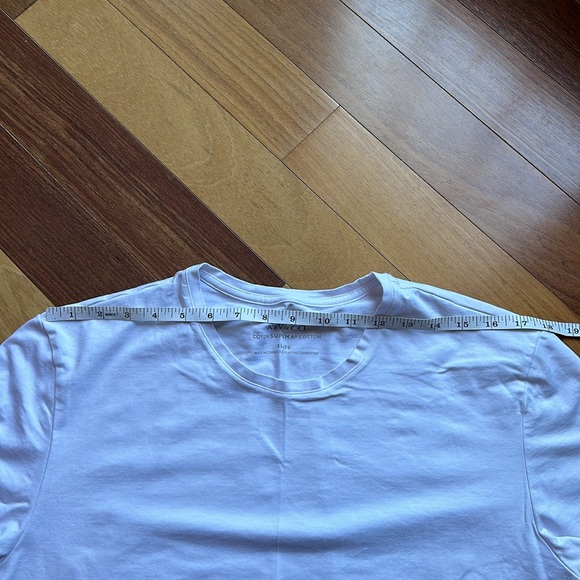 RW & Co. Men’s White Basic Crewneck Supima Cotton T Shirt, size XL - Picture 4 of 9